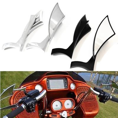 China Universal Motorcycle Aluminum 8mm 10mm Rotatable Rear View Rearview Side Mirror For Honda Shade Scooter Electric Bike for sale