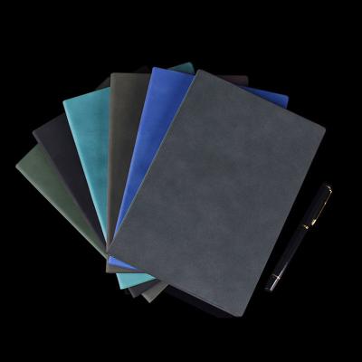 China Fashoion Customize B5/A5/A6 Office Work PU Leather Notebook Pen Set Business Notebook Cover for sale