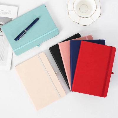 China Simple Style Logo Printed Pu Planner Notebook A6 Inspired Customizable Notebooks for sale