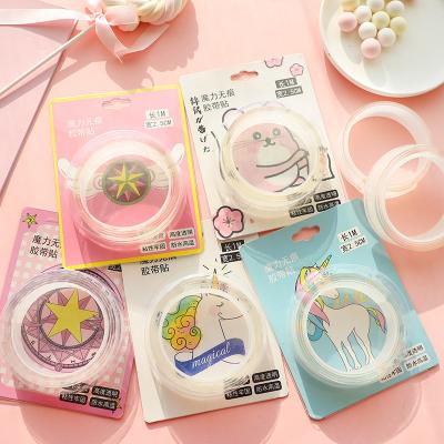 China Stationery Waterproof Wholesale Sticky Adhesive Double Sided Reusable Multi Functional Nano Tape for sale