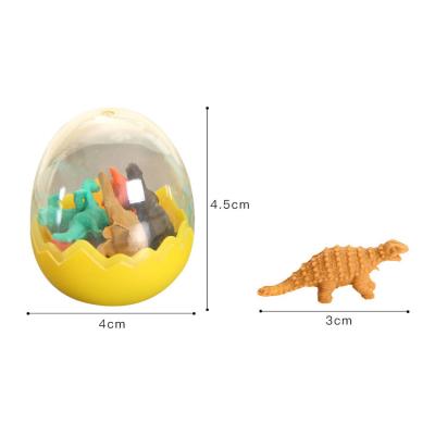 China Toy Boy Kids Pencil Eraser Fashionable Students Dinosaur School Stationery Eraser Cool Set for sale