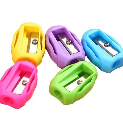 China Fashionable Cosmetic Colorful Helix Desktop Pencil Sharpener for Kids for sale