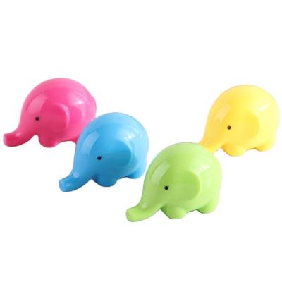 China Fashionable School Cosmetic Cute Cardboard Animal Elephant Kids Children Pencil Sharpener for sale