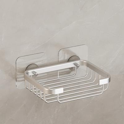 China Modern Kitchen and Bathroom Use Soap Organizer Dish Box Soap Holder Storage Shelf for Bathroom Accessories for sale