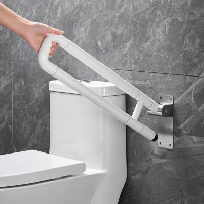 China White ABS Plastic Toilet Railing Handicap Handicap Safety Grab Bar Grab Rail Handicapped Slip Resistant for Senior Elderly for sale