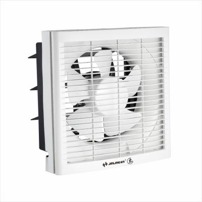 China Hotel New 8 Inch Panel Design Air Pressure Back Louver Wall Mount Kitchen Bathroom Exhaust Fan for sale