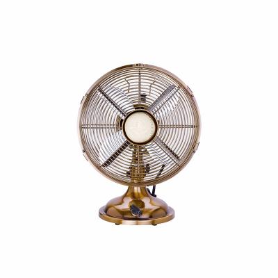 China Beautiful/retro/vintage air cooling full metal classic antique/retro 8/10/12 inch desktop fan for sale