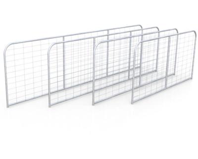 China Easily Assembled Galvanized Rural Steel Farm Gate for sale