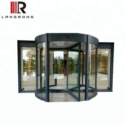 China Factory direct supply popular automatic 3 wings revolving door for main entrance for sale