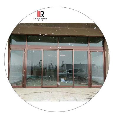 China Automatic Aluminum Alloy Profile Automatic Sliding Door System for sale