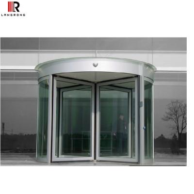 China High Capacity 4 Auto Wings Automatic Revolving Doors With Large Entrance for sale