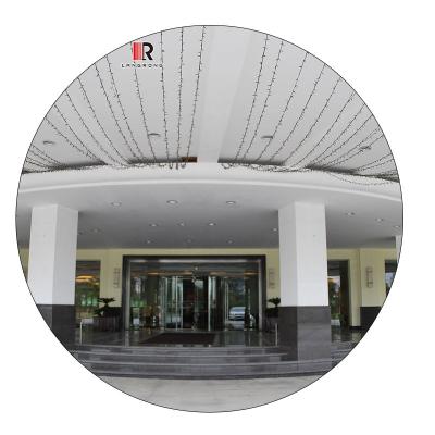 China Automatic Full Glass Crystal Automatic Revolving Door for Office Buildings Entrance for sale