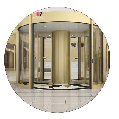 China Pillar Hotel Lobby Bearing Surrounded Revolving Entrance Door for sale