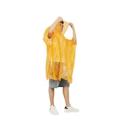 China 100% Good Quality Waterproof Disposable PE Rain Coat Plastic Transparent Raincoat Camp Climbing Fishing Tour Hiking EVA Lightweig Ponchoht for sale