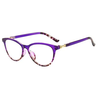 China 2021 Fashion New [RTS] PC Cat Eye Shape Blue Light Blocking Reading Glasses Unisex for sale