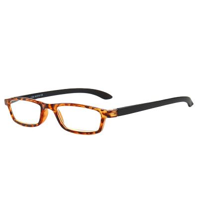 China New Arrivals Slim Light PC REINDEER Rectangle Rectangle Shape Blue Light Drop Reading Glasses For Adult for sale