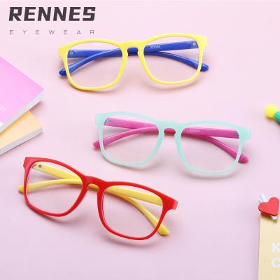 China Fashionable Optical Frame REINDEER drop custom anti shipping tr90 uv400 kids glass logo custom AC glasses blue light sets for sale