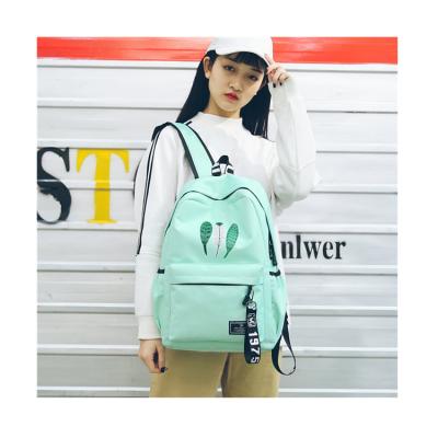 China SB069 Fashion cartoon canvas anti-theft backpack set for boys and girls satchel men school bags backpack for sale