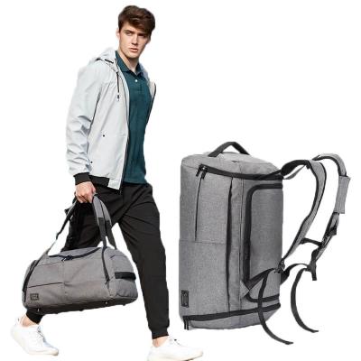 China Fashion anti-theft travel bags fashion canvas duffel bag backpack V337 wholesale waterproof nylon geometric unisex zipper for sale