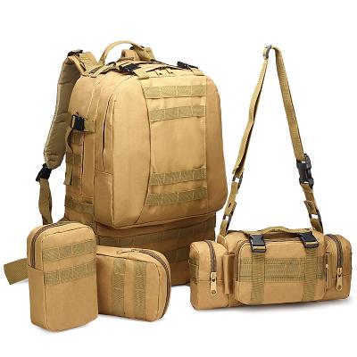 China SB185 Anti-theft 4 in 1 Oxford Camouflage Army Hiking Outdoor Military Tactical Backpack Camping Bag Rucksack for sale