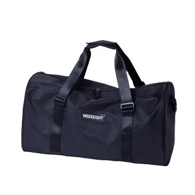 China Fashion Private Label Fleece Gym Bag Street Duffel Sports Gym Travel Waterproof Bag With Shoes Compartment for sale