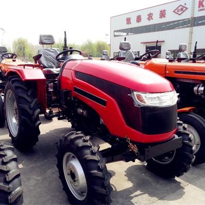 China Farm tractor tractores twill pants precios 504KC 4wd wheel tractor with red streamline hood for sale