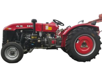 China CHINESE FARM SHANTUO 50HP 2WD SMALL FARM FOUR WHEEL TRACTORS for sale