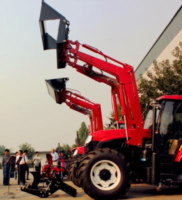 China Farm Tractor TZ12D 4 IN 1 BUCKET LOADER MATCH 90-140 HP FRONT TRACTOR for sale