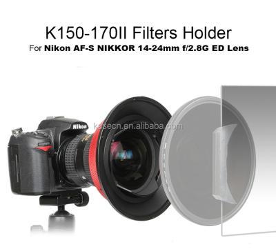 China Photographic Aluminum Alloy Filters Holder for Nikon AF-S NIKKOR 14-24mm with K150& K170 Filters for sale