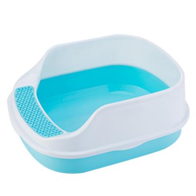 China Sustainable Eco - Friendly Plastic Cat Litter Box , Hot Selling Cat Toilet With Scoop for sale