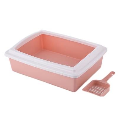 China Wholesale Viable Cat Sand Toilet, Factory Hot Sales Plastic Cat Litter Box for sale