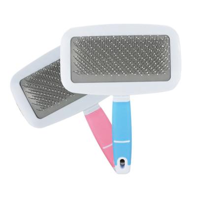 China Viable Wholesale Hot Selling Stainless Steel Pin Dog Hair Remover Brush for sale