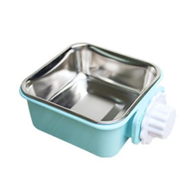 China Sustainable Hot Sales Pet Feeder Water Bowl , Hanging Stainless Steel Dog Bowl for sale