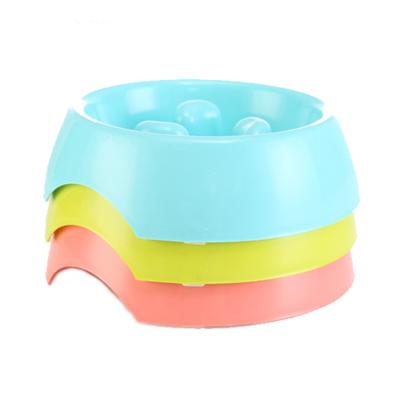 China Sustainable Wholesale Hot Sale Plastic Slow Feeder Dog Bowl for sale