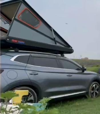 China Sports Car Roof Top Tent Shell Car Roof Camping Hard Pop Up Auto Tent for sale