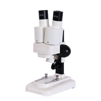 China 20X Zoom Elemental Stereo Elemental Stereo Microscope LED Binocular Microscope Light For Mineral Observation Education PCB Phone Smartphone Repair OSL-501 for sale