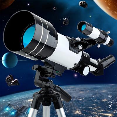 China 70300 Refraction Astronomical Telescope with Tripod Moon Bird Watching Monocular Kids Match Phone Adapter Finder Scope OSL-73 60*21*13CM for sale