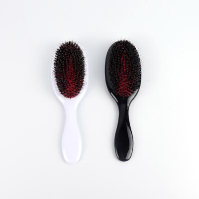 China Modern Advanced Round Airbag Massage Brush Bristle Pig Curly Hair Smooth Plastic Comb for sale