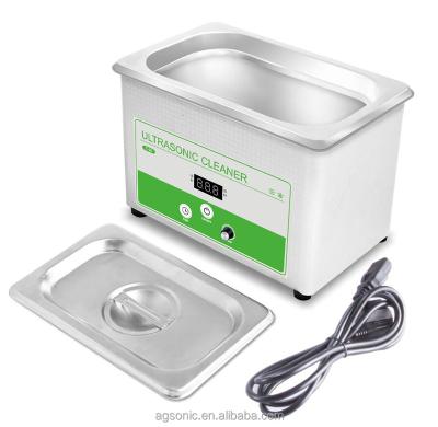 China Jewelry Household Use AG SONIC 0.8L Adjustable Ultrasonic Cleaner Power TB-30 for sale