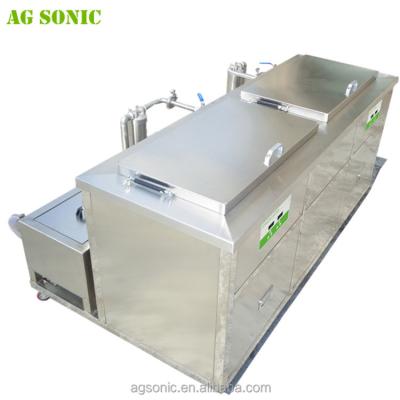 China Critical Cleaning Ultrasonic Cleaner / AG SONIC Residue Free Dual Tank with Rinse Tub for Parts Cleaning for sale