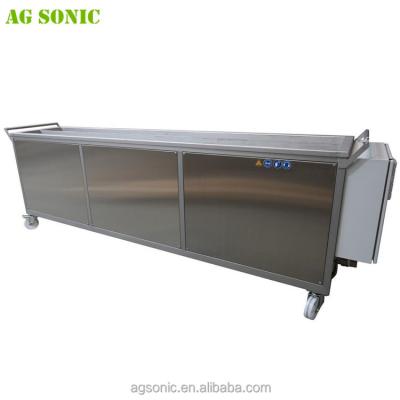 China Blind Cleaning Mobile Ultrasonic Cleaner For Window Blinds With Rinse Tub And Casters for sale