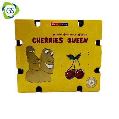 China Recyclable Custom Logo Packaging Box Shipping Corrugated Box With Logo Unique Design Kraft Food Corrugated Gift Box For Food Fruit for sale