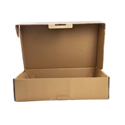 China Recyclable Quality Guaranteed Kraft Paper Plain Brown Corrugated Mailer Box for sale