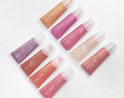 China Moisturizing Vegan Lip Gloss Vendors Customize Private Label Shiny Liquid Jelly Lip Gloss for sale