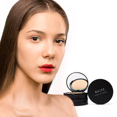 China Moisturizer Vendor Private Label Long Wearing Oil Control Matte Pressed Powder Makeup Full Coverage Compact Powder for sale