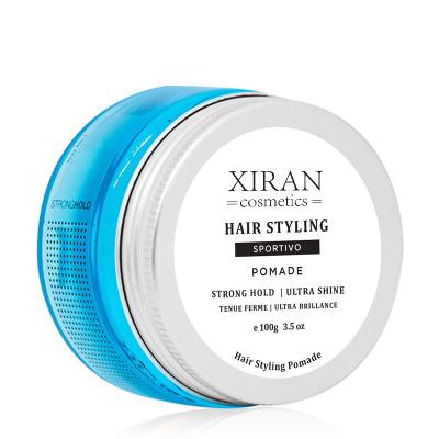 China Organic Hair Styling Products Oil Free Non Sticky Private Label Natural Strong Hold Hair Styling Pomade Wax For Men for sale