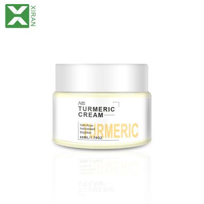 China High Quality Acne Treatment Skin Care Anti-acne Antioxidant Brighten And Whitening Face Cream Turmeric Root Extract Cream Face for sale