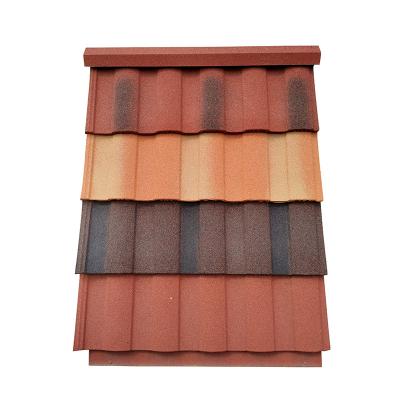 China New Zealand Modern Technology Building Materials Metal Roof Sheet Steel High Quality Roman Stone Coated Roofing Tile for sale