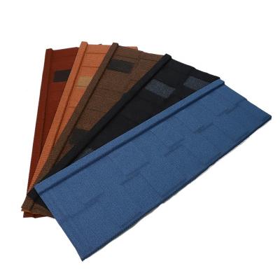 China Modern Factory Direct China Roofing Sheet Galvalume Stone Color Metal Coated Roof Tiles for sale