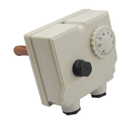 China Modern ABS Plastic Copper Tail Operation Temperature Control Double Cylinder Thermostat for sale